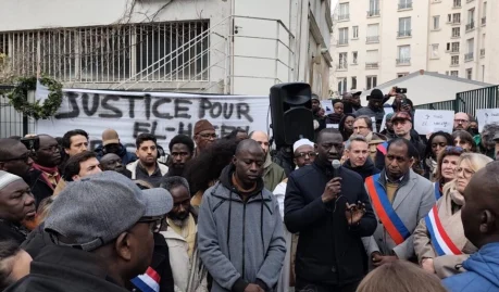 "Les policiers l'ont tué" : colère au rassemblement en hommage à El Hacen Diarra, mort en garde à vue à Paris