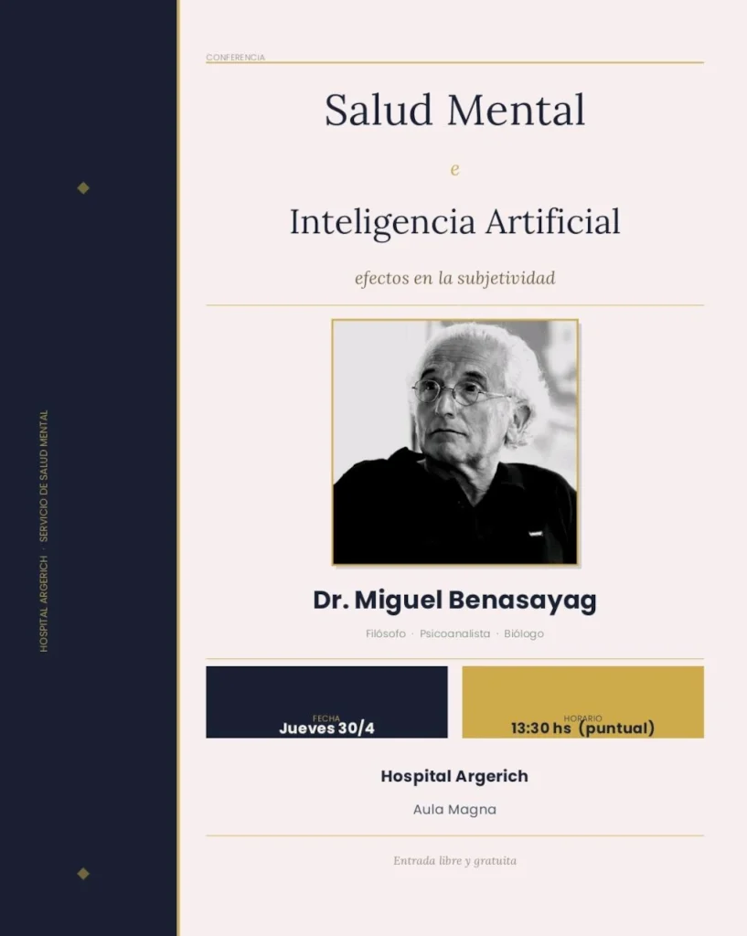 Conférence Miguel Benasayag