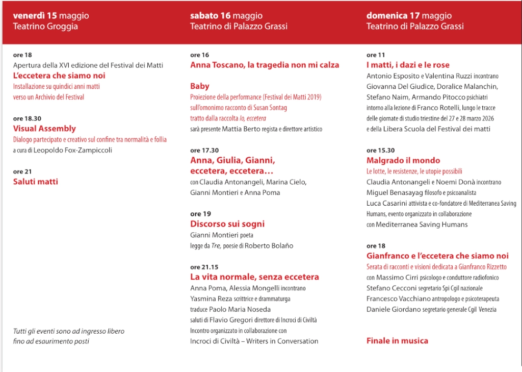 Programma del seminario