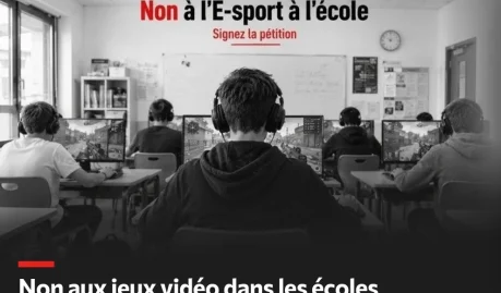 Non aux jeux vidéo dans les écoles